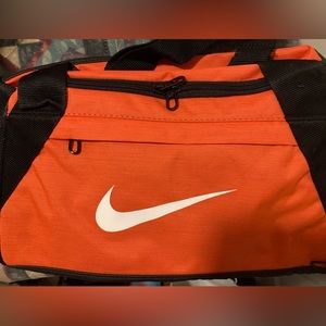 Orange and black Nike weekender bag brand new with tags